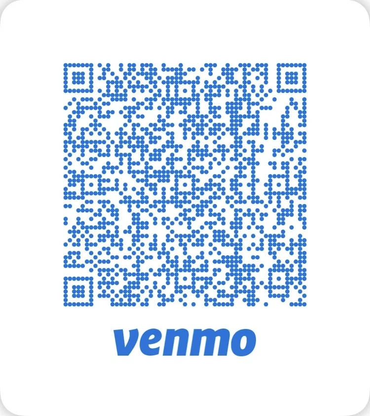 Venmo checkout QR code for $50 VOB payment